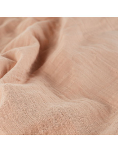BB-CDSW005,ONINO - Muselina multifunctionala din bumbac 100% organic, HUG.me, Sandy Rose, x1 bucata, 120 x 120 cm, certificata G