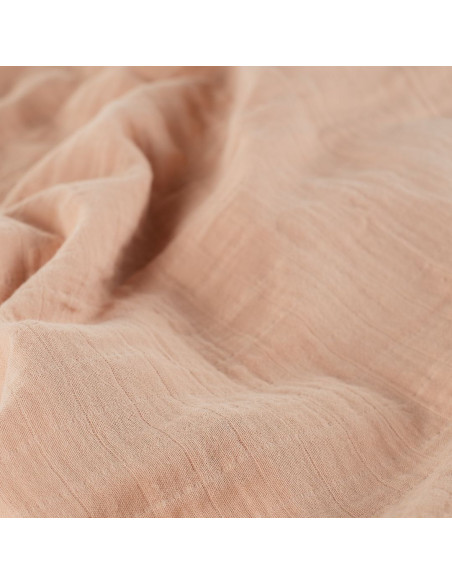 BB-CDSW005,ONINO - Muselina multifunctionala din bumbac 100% organic, HUG.me, Sandy Rose, x1 bucata, 120 x 120 cm, certificata G