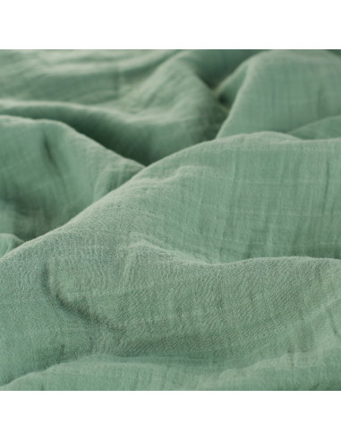 BB-CDSW004,ONINO - Muselina multifunctionala din bumbac 100% organic, HUG.me, Serene Green, x1 bucata, 120 x 120 cm, certificata