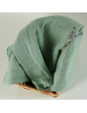 BB-CDSW004,ONINO - Muselina multifunctionala din bumbac 100% organic, HUG.me, Serene Green, x1 bucata, 120 x 120 cm, certificata