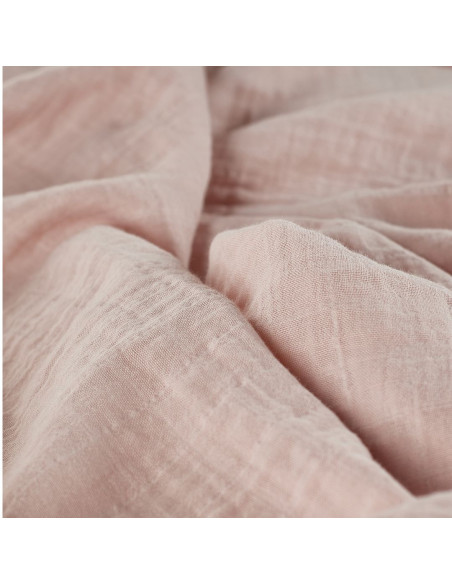 BB-CDSW006,ONINO - Muselina multifunctionala din bumbac 100% organic, HUG.me, Warm Peach, x1 bucata, 120 x 120 cm, certificata G