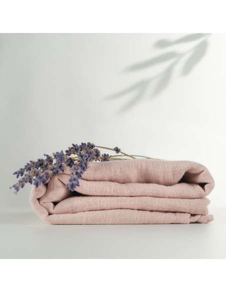 BB-CDSW006,ONINO - Muselina multifunctionala din bumbac 100% organic, HUG.me, Warm Peach, x1 bucata, 120 x 120 cm, certificata G