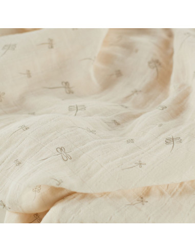 BB-CDSW009,ONINO - Muselina multifunctionala din bumbac 100% organic, SNUGGLE.me, Pure Life, x1 bucata, 120 x 120 cm, certificat