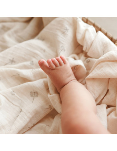 BB-CDSW009,ONINO - Muselina multifunctionala din bumbac 100% organic, SNUGGLE.me, Pure Life, x1 bucata, 120 x 120 cm, certificat