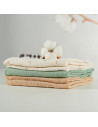 BB-CDSW008,ONINO - Muselina multifunctionala din bumbac 100% organic, HUG.me, Pure Nature, x3 bucati, 60 x 60 cm, certificata GO