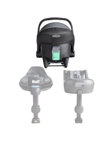 BB-GC1817CAMDN000,Graco - Scoica auto SnugLite Midnight, 40-75 cm, certificata R129