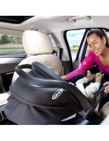 BB-GC1817CAMDN000,Graco - Scoica auto SnugLite Midnight, 40-75 cm, certificata R129