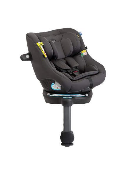 BB-GC2302AAIRO000,Graco - Scaun auto Turn2Me 360° DLX Iron, 40-105 cm, certificata R129 si testat ADAC