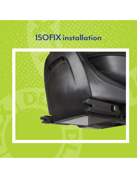 BB-GC2302AAIRO000,Graco - Scaun auto Turn2Me 360° DLX Iron, 40-105 cm, certificata R129 si testat ADAC