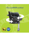 BB-GC2302AAIRO000,Graco - Scaun auto Turn2Me 360° DLX Iron, 40-105 cm, certificata R129 si testat ADAC