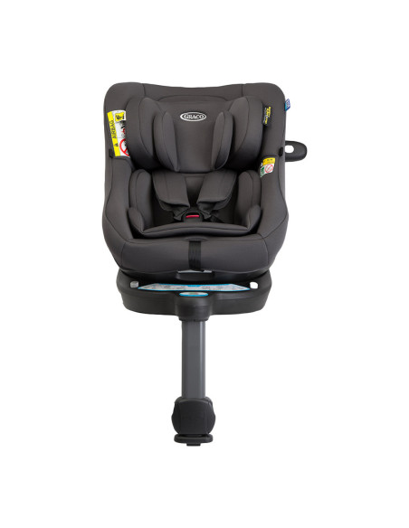 BB-GC2302AAIRO000,Graco - Scaun auto Turn2Me 360° DLX Iron, 40-105 cm, certificata R129 si testat ADAC