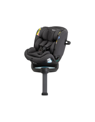 BB-GC2404AAIRO000,Graco - Scaun auto Turn2Me Grow Iron, 40-125 cm, certificat R129