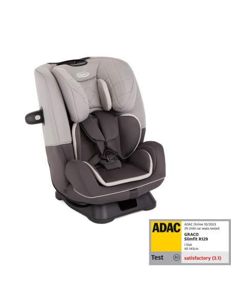 BB-GC2117ABIRO000,Graco - Scaun auto SlimFit Iron, 40-145 cm, certificat R129 si testat ADAC
