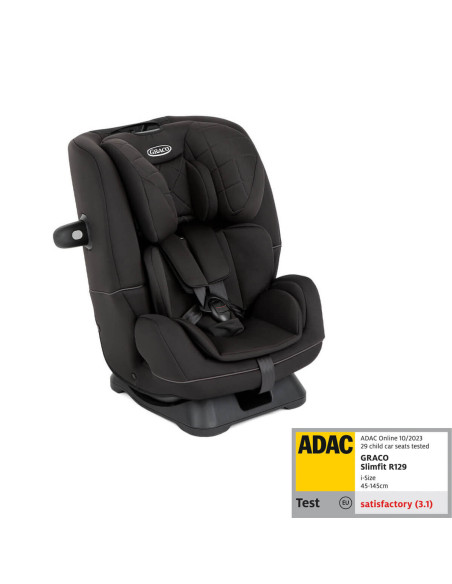 BB-GC2117ABMDN000,Graco - Scaun auto SlimFit Midnight, 40-145 cm, certificat R129 si testat ADAC