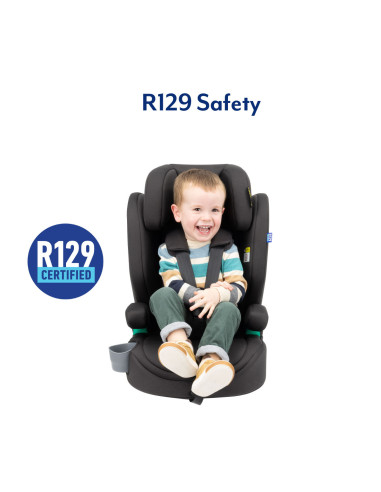 BB-GC2216AAMDN000,Graco - Scaun auto Eldura Midnight, 76-150 cm, certificat R129