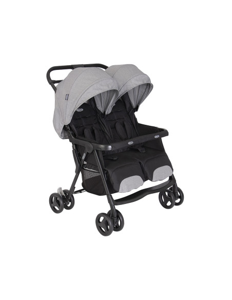 BB-GS1217AASTG000,Graco - Carucior de gemeni DuoRider Steeple Gray