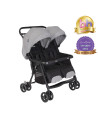 BB-GS1217AASTG000,Graco - Carucior de gemeni DuoRider Steeple Gray