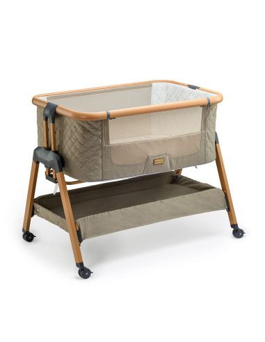 BB-B2,ONINO - Patut co-sleeper DREAM.me, Misty Taupe