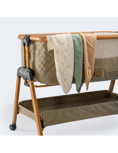 BB-B2,ONINO - Patut co-sleeper DREAM.me, Misty Taupe