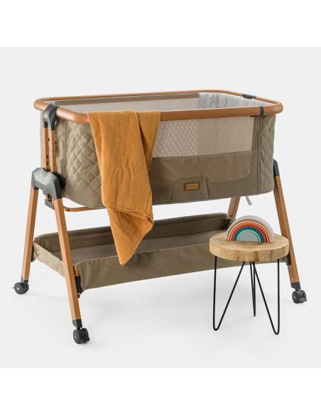 BB-B2,ONINO - Patut co-sleeper DREAM.me, Misty Taupe