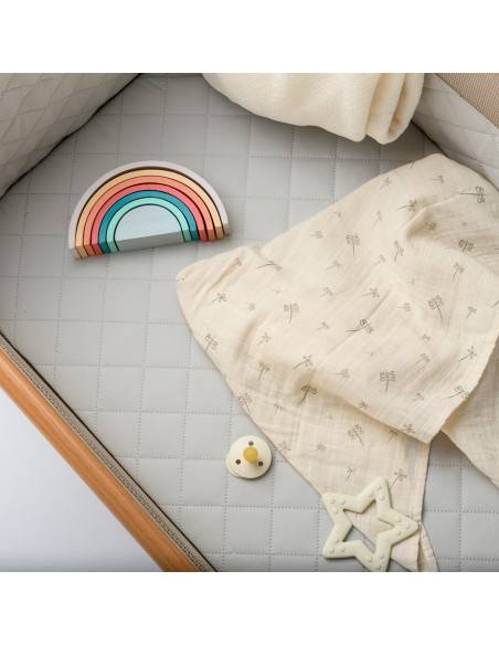 BB-B2,ONINO - Patut co-sleeper DREAM.me, Misty Taupe