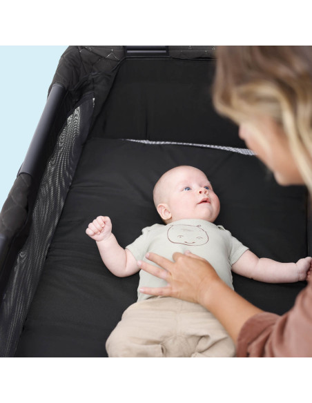 BB-9AW998MDNEU,Graco - Patut de calatorie 3 in 1 transformabil in tarc FoldLite LX, Midnight