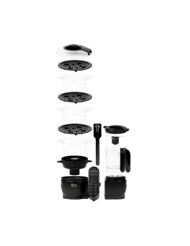 BB-A001140,Babymoov - Robot multifunctional 5 in 1 Nutribaby (+) XL, Mineral Black
