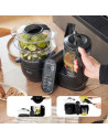 BB-A001140,Babymoov - Robot multifunctional 5 in 1 Nutribaby (+) XL, Mineral Black