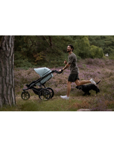 TA10101986,Carucior Thule Urban Glide 3 all-terrain cu catarama hamului magnetica, Mist green