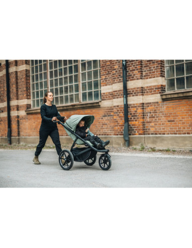 TA10101986,Carucior Thule Urban Glide 3 all-terrain cu catarama hamului magnetica, Mist green