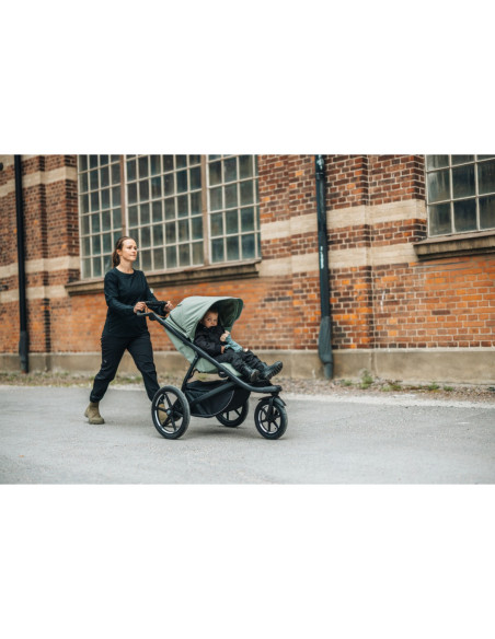 TA10101986,Carucior Thule Urban Glide 3 all-terrain cu catarama hamului magnetica, Mist green