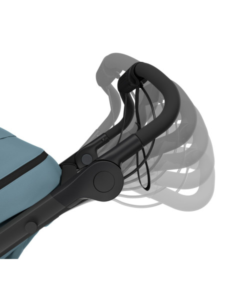 TA10101992,Carucior Thule Urban Glide 3 all-terrain cu catarama hamului magnetica, Mid Blue