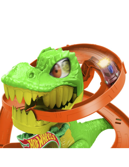 MTJBM73,Hot Wheels City Set Statia De Pompieri Si Batalia Cu Trex