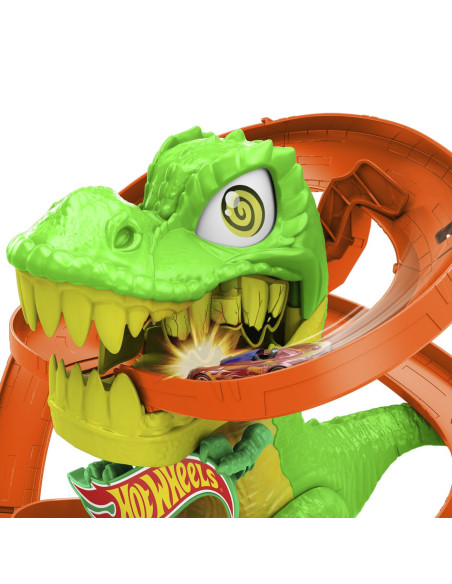 MTJBM73,Hot Wheels City Set Statia De Pompieri Si Batalia Cu Trex