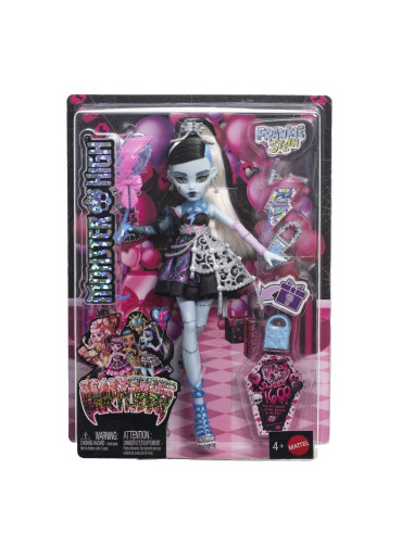 MTJBG75,Monster High Ziua De Nastere Dulce Si Infricosatoare Papusa Frankiestein Cu Accesorii