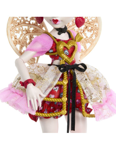 MTJBG77,Monster High Aniversare Dulce Si Infricosatoare Papusa Cupid Asteria Cu Accesorii