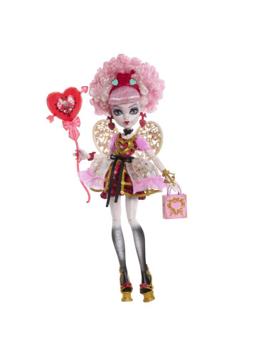 MTJBG77,Monster High Aniversare Dulce Si Infricosatoare Papusa Cupid Asteria Cu Accesorii
