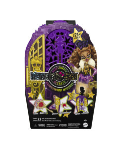 MTJBG80,Monster High Papusa Clawdeen Wolf Cu Dulap Revelator Si Accesorii