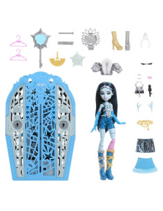 MTJBG81,Monster High Papusa Frankiestein Cu Dulap Revelator Si Accesorii 2