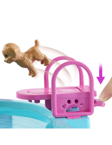 MTJFP01,Barbie Set De Joaca Piscina De Vis Cu Accesorii