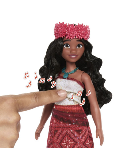 MTJHH26,Disney Vaiana 2 Set Papusa Vaiana Muzicala Cu Accesorii