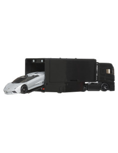 MTFLF56_JBM31,Hot Wheels Transportator Flipsider Hauler Cu Masinuta Lamborghini Reventon Roadster Scara 1 La 64 2