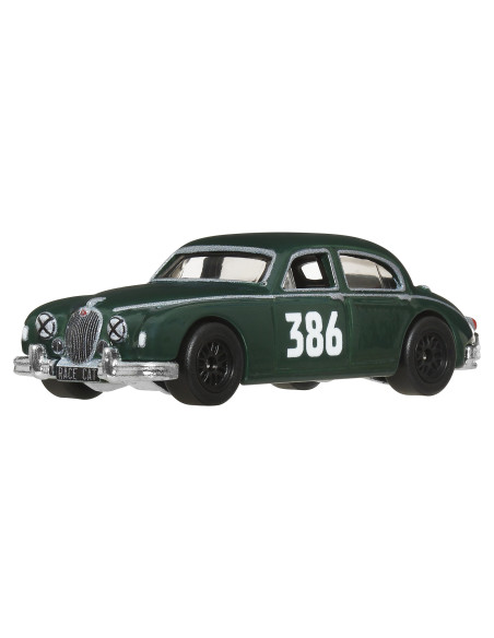 MTFLF56_JBM29,Hot Wheels Transportator Land Rover Defender 110 2023 Cu Masinuta Jaguar Mk1 Scara 1 La 64