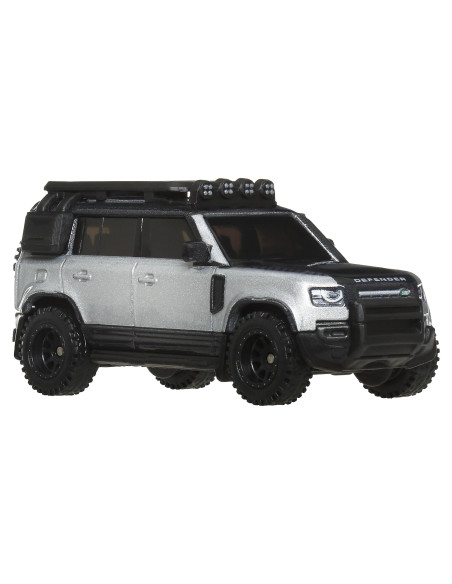MTFLF56_JBM29,Hot Wheels Transportator Land Rover Defender 110 2023 Cu Masinuta Jaguar Mk1 Scara 1 La 64