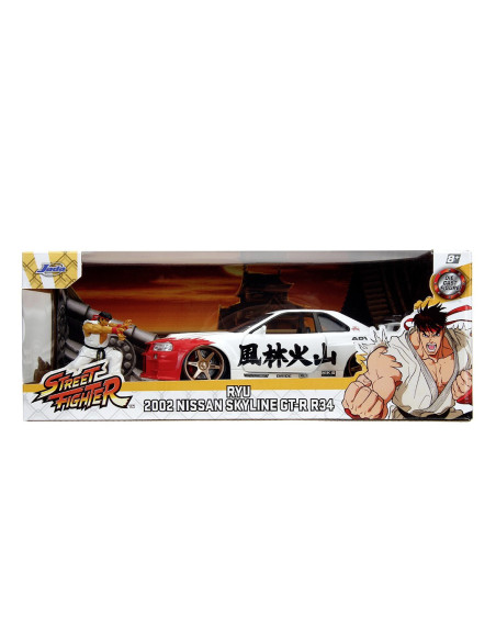 VV-253255071,Jada Set Figurina Metalica 6cm Si Masinuta Nissan Skyline Gtr Scara 1 La 24