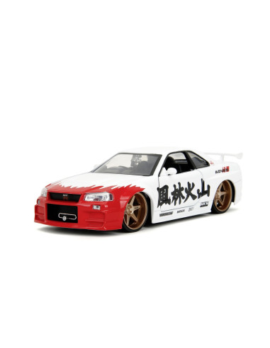 VV-253255071,Jada Set Figurina Metalica 6cm Si Masinuta Nissan Skyline Gtr Scara 1 La 24