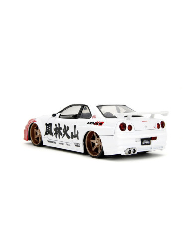 VV-253255071,Jada Set Figurina Metalica 6cm Si Masinuta Nissan Skyline Gtr Scara 1 La 24