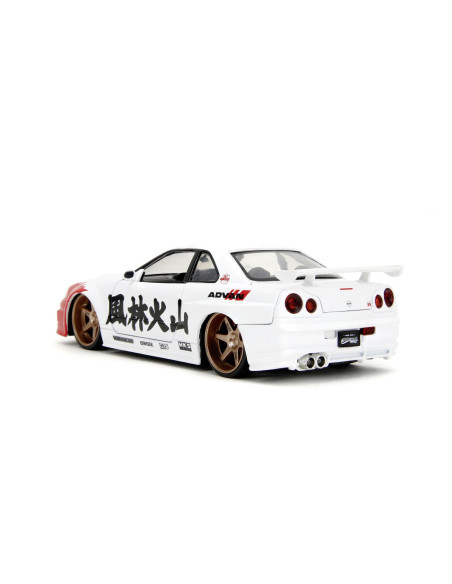 VV-253255071,Jada Set Figurina Metalica 6cm Si Masinuta Nissan Skyline Gtr Scara 1 La 24
