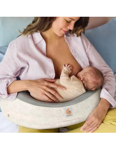 NPASTRCRMSTP,Perna de Alaptat Multifunctionala Ergobaby Natural Curve, Starlight Cream 2