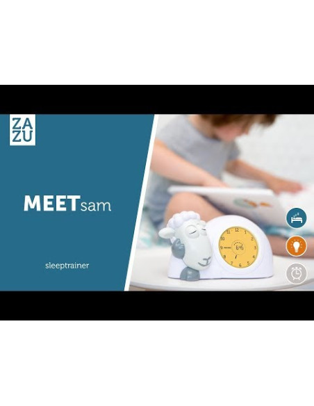 ZA-SAM-11,Ceas Antrenor de Somn Zazu Kids Verde Inchis